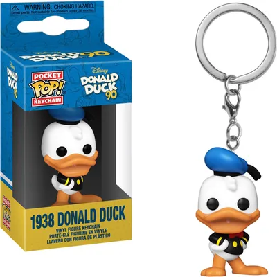 Produktbild von Disney Donald Duck 90 - 1938 Donald Duck - Schlüsselanhänger Funko Pocket POP! Keychain