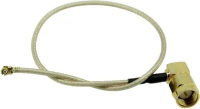 Obrázok produktu pre 4x uhlový konektor SMA s pigtailom na U.FL, 25 cm, kábel RG316