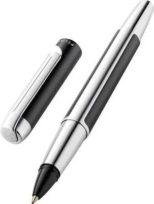 Produktbild von Pelikan Pura R40, Stick Pen, Anthrazit, Silber, Schwarz, Aluminium, Medium, 138 mm