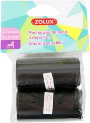 Zdjęcie produktu dla Woreczki na psie odchody 2x20szt Zolux