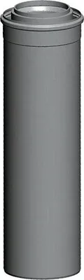 Produktbild von Wolf Abgasrohr DN110/160 konzentrisch 500 mm, aus Polypropylen