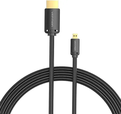 Obrázek produktu pro Vention AGIBH, 2 m, HDMI Typ D (micro), HDMI Typ A (standardní), Černá