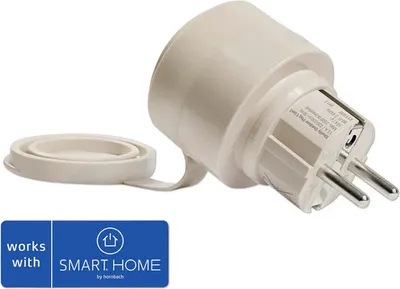Produktbild von Shelly Outdoor Plug S Gen. 3 Zwischenstecker IP44 - Kompatibel mit SMART HOME by hornbach