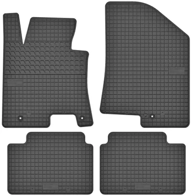Produktbild von Gummi-Fußmatten für Hyundai / Kia i30 II / Ceed II 2012-2018 (Schrägheck/Kombi/Coupé) – 4-tlg, Schwarz, passgenau