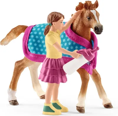 Produktbild von Schleich GmbH Fohlen mit Decke 0 0 STK