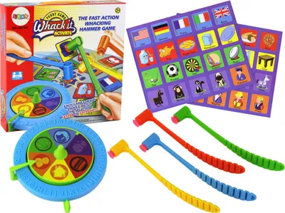 Image de Jeu d'adresse et de compétition avec des cartes : Spinner – Frappe avec le marteau