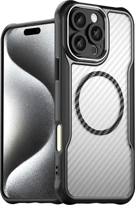 Zdjęcie produktu dla Etui silikonowe Leading Series MagSafe do iPhone 16 Pro Max - czarne
