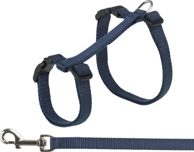 Zdjęcie produktu dla Trixie Szelki dla kota XXL ze smyczą, 34-57 cm/ 10 mm, 1,2 m, różne kolory