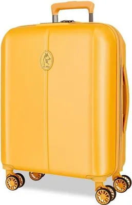 Immagine prodotto di EL POTRO Vera Ocker, valigia da viaggio in ABS 55x40x20cm, 37L, 5338724 (piccola)