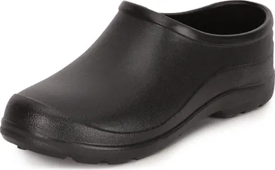 Produktbild von Ladeheid Damen und Herren leichte Eva Clogs Gartenclogs Gartenschuhe LADW001 (Schwarz, 36)