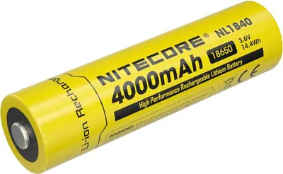 Image de Batterie Nitecore Li-Ion 18650, 4000mAh - NL1840