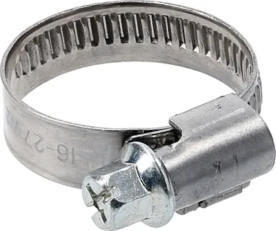 Produktbild von Schlauchschelle 16-27mmØ W2 Chromstahl