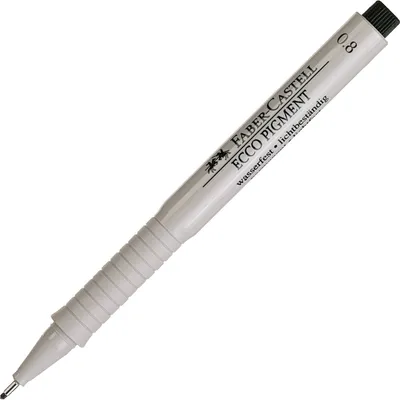 Immagine prodotto di FABER-CASTELL Tintenschreiber Ecco Pigment 0,8 mm sw