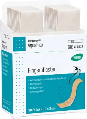 Produktbild von AquaFlex Fingerpflaster, 12 x 2 cm, 30 Stk
