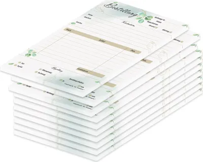 Produktbild von PRICARO Bestellannahmeblock "Eukalyptus", A5, 10 Stück