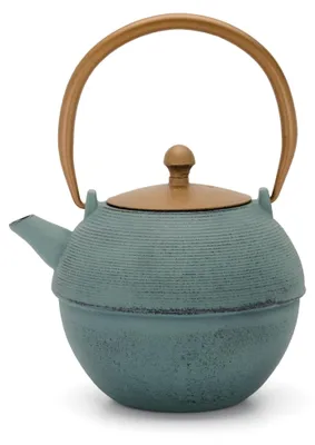 Gusseisen-Teekanne Sakura, 1,2 l, Blau, mit Filter