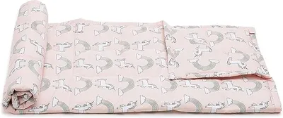Produktbild von Gewichtsdecke Kinder Therapie Decke Kinderdecke, 1,3kg 91,4 x 121cm Einhorn