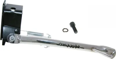 Obrázok produktu pre 101_Octane bočný stojan, chróm, kompatibilný s modelmi Yamaha Aerox a MBK Nitro – 2012