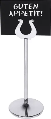 Produktbild von Bankettkartenständer aus Edelstahl, schwere Qualität, Variante Auswählbar : 19 cm Variante: 19 cm