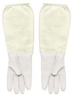 Imkerhandschuhe aus Ziegenleder mit Mesh-Armstulpen, Unisex