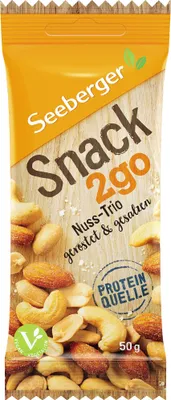 Produktbild von SEEBERGER Nuss Trio 171798 geröstet 50g 12 St./Pack