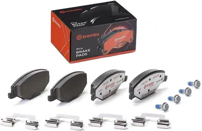 Produktbild von BREMBO P 85 121X Bremsbeläge Satz Vorne für SKODA Fabia II Schrägheck (542) Fabia II Combi (545) FABIA (NJ3) FABIA Kombi (NJ5) Rapid Schrägheck (NH3)