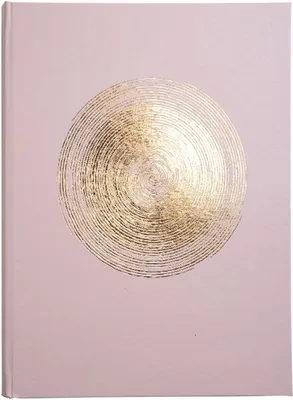 Produktbild von Exacompta Ellipse, 100 Seiten, Hardcover, Gold, Pink, 220 mm, 270 mm, 585 g