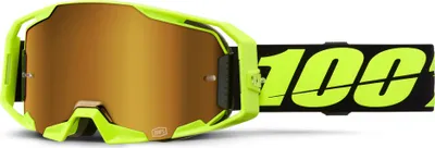 Produktbild von 100% ARmatic Motocross Brille, schwarz/neon-gelb