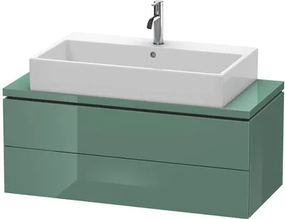 Produktbild von Konsolenunterschrank L-CUBE 400x1020x477mm taupe supermatt taupe supermatt