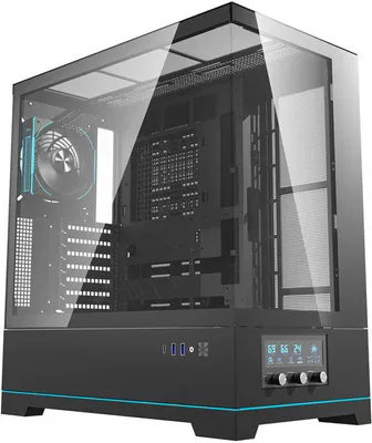 Image de Boîtier Darkflash Dy451 Pro (Noir) + 1 ventilateur