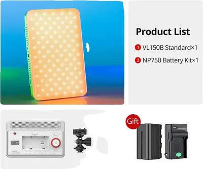 Zdjęcie produktu dla Oświetlenie wideo, wersja RGB, regulowana jasność, VL15B Zestaw 2