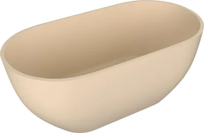 Produktbild von Polysan REDUTA Freistehende Badewanne, Gussmarmor 171x81x58cm, Beige matt