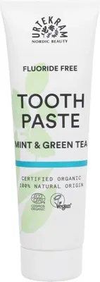 Produktbild von Urtekram Mint & green Tea Toothpaste 75 ml