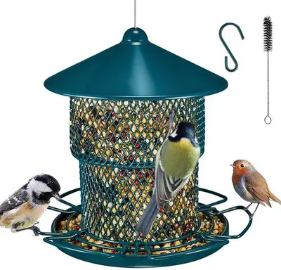 Image de Maison pour oiseaux, nichoir, écologique et résistant à la rouille.