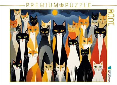 Produktbild von CALVENDO Puzzle Alles für die Katz | 1000 Teile Lege-Größe 64x48cm Foto-Puzzle für glückliche Stunden