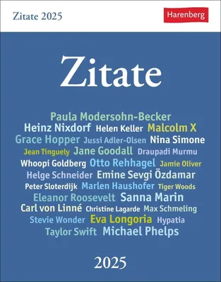 Productafbeelding van Zitate Tagesabreißkalender 2025