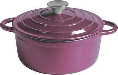 Immagine prodotto di Pentola da stufato 22 cm – Pentola da stufato a induzione – Pentola in ghisa smaltata ROYAL SWISS