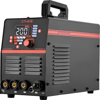 Image de Combiné découpeur-soudeur plasma 3 en 1 - COUPE/TIG/MMA, machine de découpe plasma 50 A et soudeur à l'arc TIG 200 A, écran numérique LED avec fonction 2T/4T/PA/PT pour les réparations domestiques, les ateliers, 220 V
