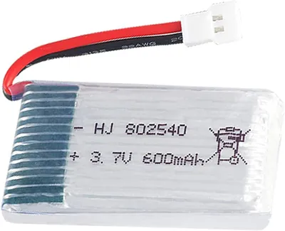 Obrázok produktu pre Pokročilá LiPo batéria 600mAh 3,7V 25C pre Syma X5C, X5 | Kompatibilné s Cheerson CX-30W, Skytech M68, Wltoys F949 | Rozmery 42x25x9mm