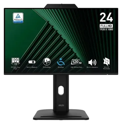 Zdjęcie produktu dla MSI Pro MP242PMG, 60,5 cm (23.8"), 1920 x 1080 px, Full HD, LCD, 4 ms, Czarny