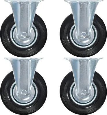 Image de 12 pcs Roulettes fixes 125 mm