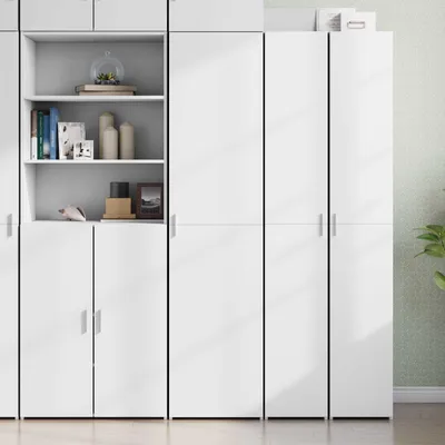 Immagine prodotto di vidaXL Credenza bianca 45x42,5x185 cm Materiale a base di legno