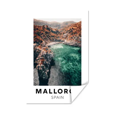 Produktbild von MuchoWow® Poster Mallorca - Spanien - Berge 40x60 cm - Plakate für die Wand - Poster Babyzimmer