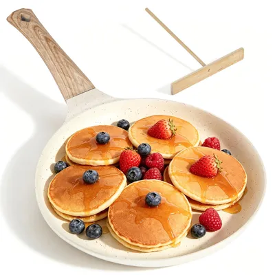 Crêpepfanne 24 cm, antihaftbeschichtet, mit abnehmbarem Griff