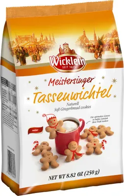 Wicklein Meistersinger Tassenwichtel naturell zarter Mürbeteig 250g