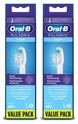 Produktbild von Oral-B Pulsonic Clean Aufsätze für Schallzahnbürsten 8 Stück