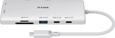 Productafbeelding van D-Link DUP-A01 10-in-1 USB-C hub