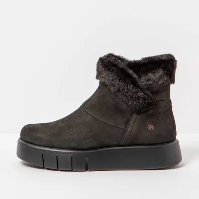 Produktbild von Art Schnürstiefel Damen 1346 NOBUCK BLACK/ MALAGA Farbe Schwarz