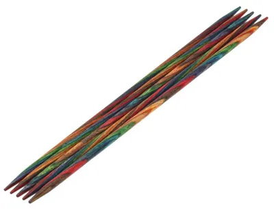 Produktbild von Lana Grossa - Strumpfstricknadel Design-Holz multicolor 15cm 2.75mm