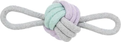 Produktbild von TRIXIE Junior Knoten-Ball mit 2 Handschlaufen, Tau, Ø 9 / 25 cm